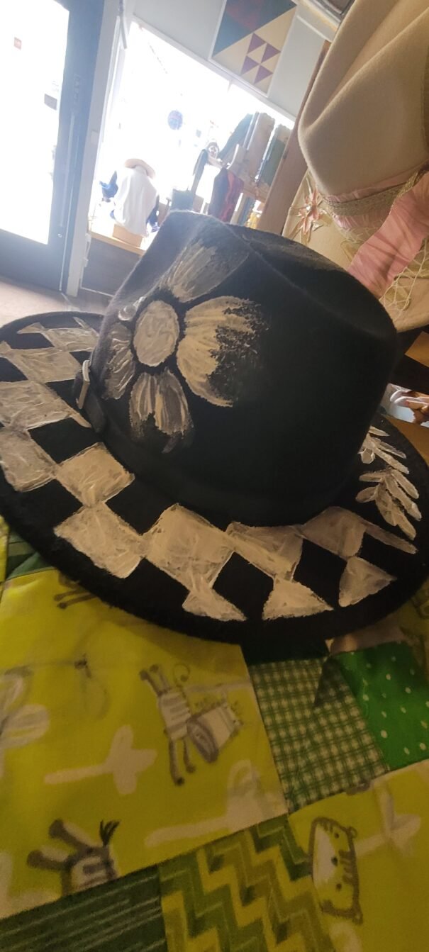 Black and White Vibes Hat - Image 2