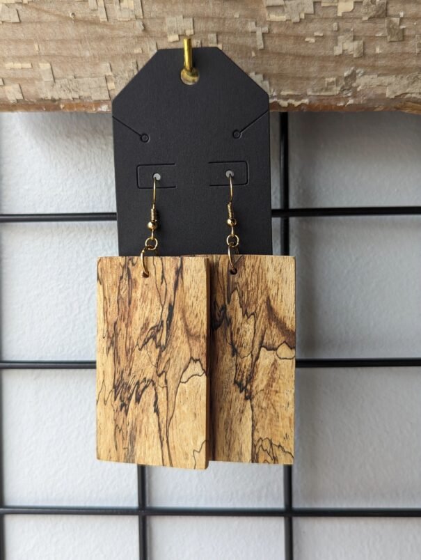 Spalted Wood Earrings