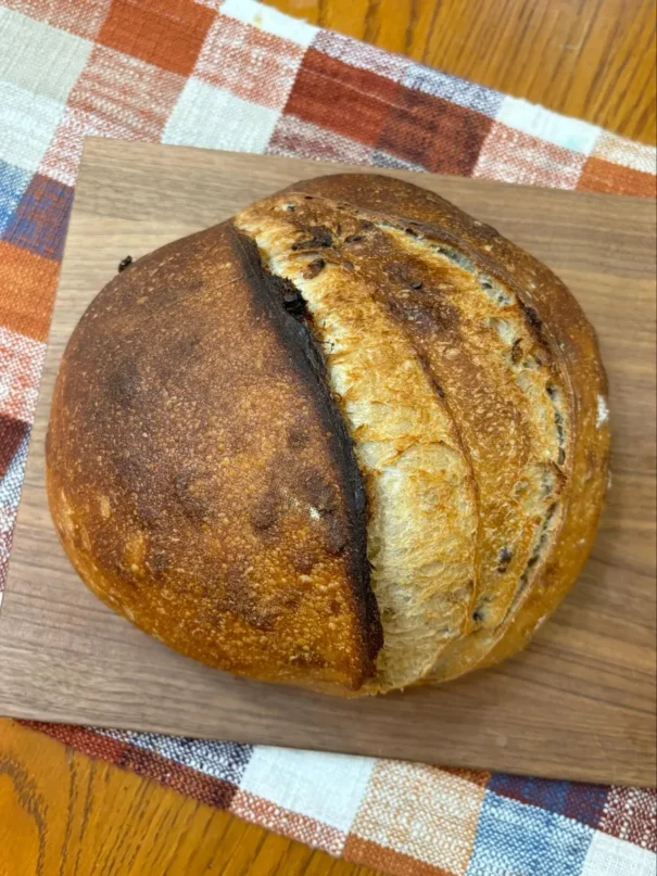 Maple Pecan Sourdough Loaf