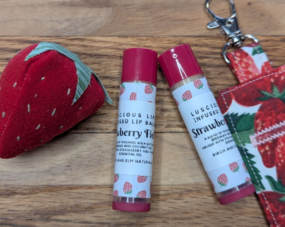 Strawberry Fields lip balm