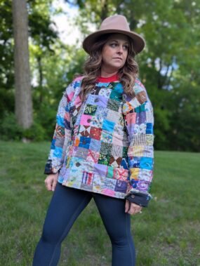 Quilted Button Jacket