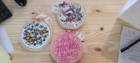 embroidery wall decoration