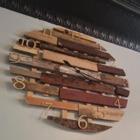 Artisan Handcrafted Wooden Timepiece